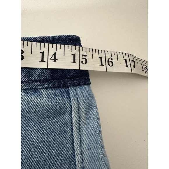 New Sezane Womens June Alexane Patchwork Skirt Size 40 US 8 Midi Straight Button - Picture 11 of 13